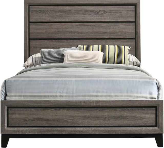 Coaster® Watson Rustic Grey Oak Queen Bed 19
