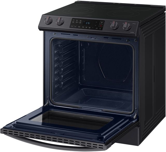 Samsung 4 Piece Fingerprint Resistant Black Stainless Steel Kitchen Package 30