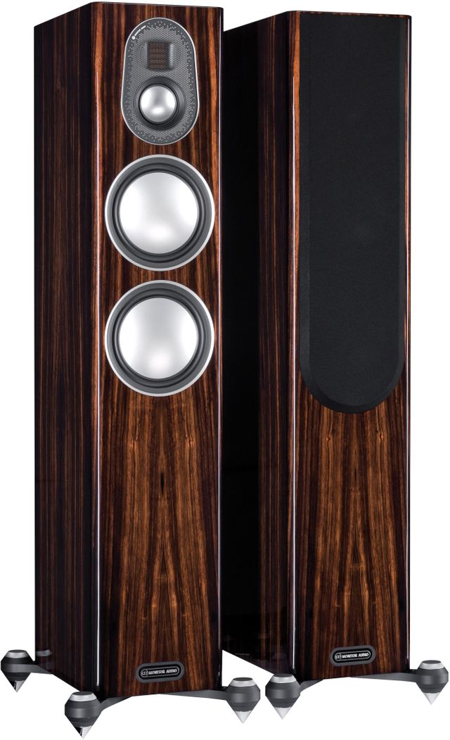Monitor Audio Gold 200 Pair of Piano Ebony Floorstanding Speakers 1