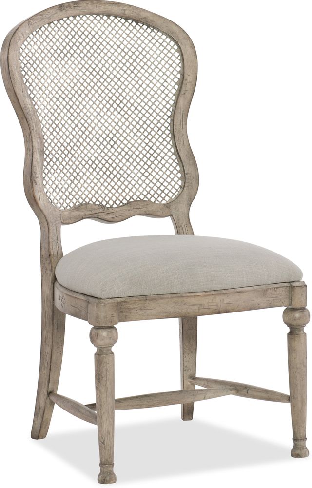Hooker® Furniture Boheme Mercantile White Gaston Metal Back Side Chair