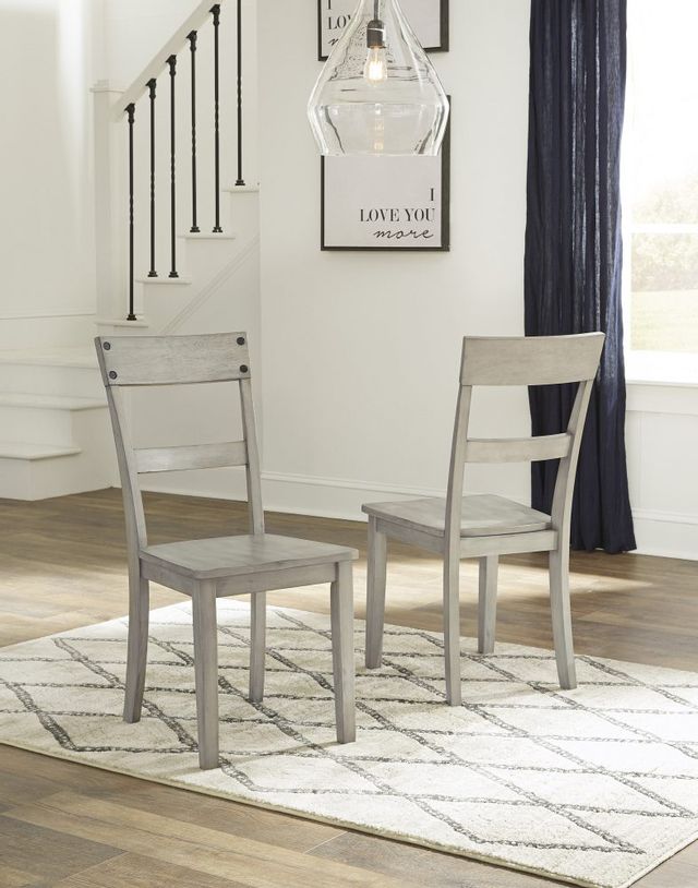 Signature Design by Ashley® Loratti Gray Dining Room Side Chair 5