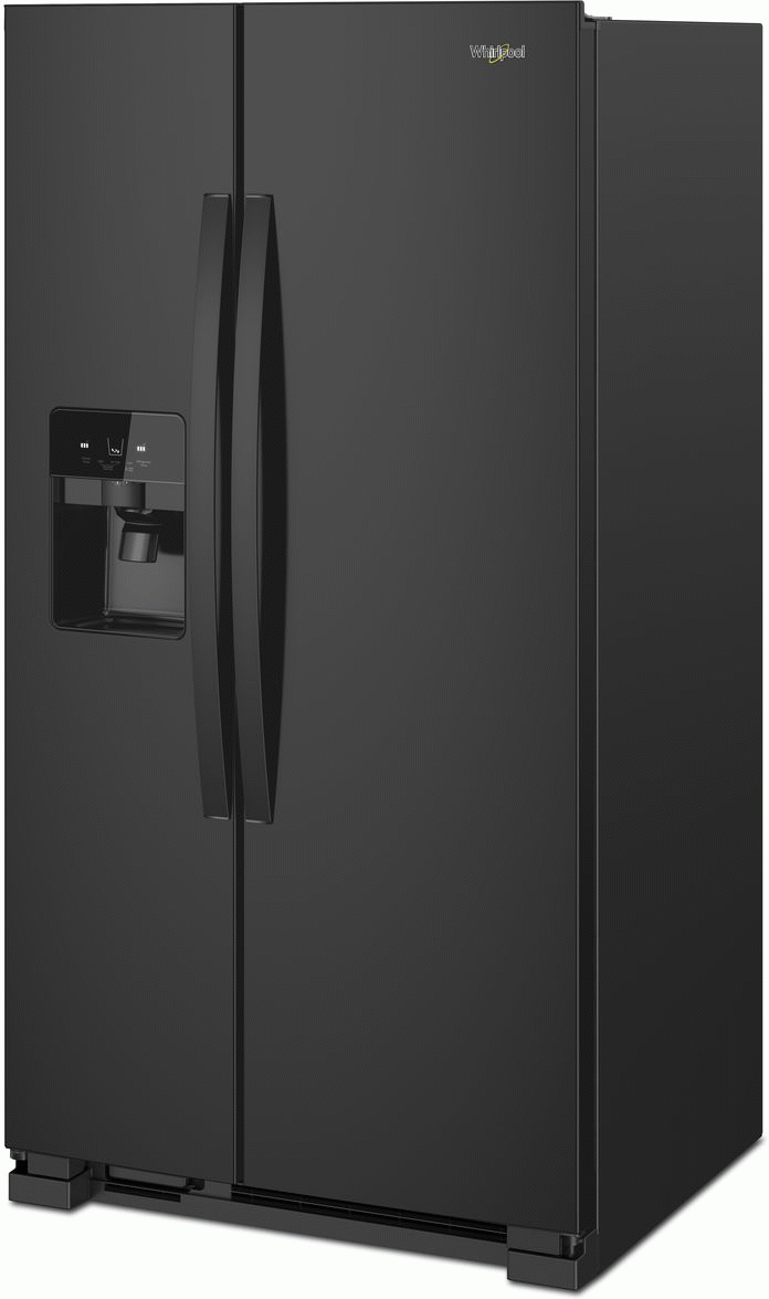 Whirlpool® 24.6 Cu. Ft. Side-by-Side Refrigerator-Black