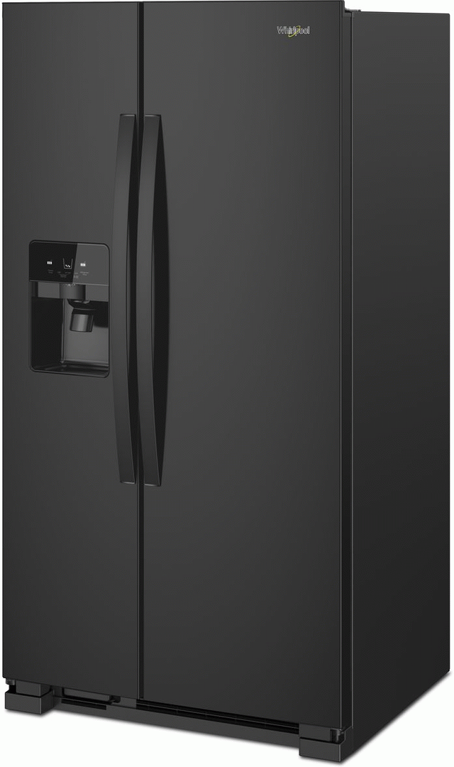 Whirlpool® 24.6 Cu. Ft. Black Side-by-Side Refrigerator-0