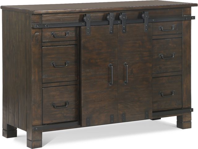 Magnussen Home® Pine Hill Rustic Pine Media Chest