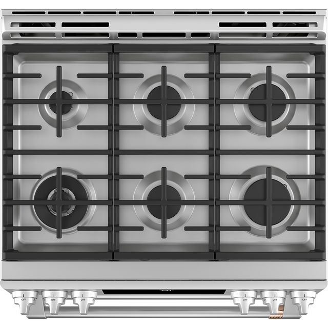 Café™ 30" Stainless Steel Slide In Double Oven Gas Range 22