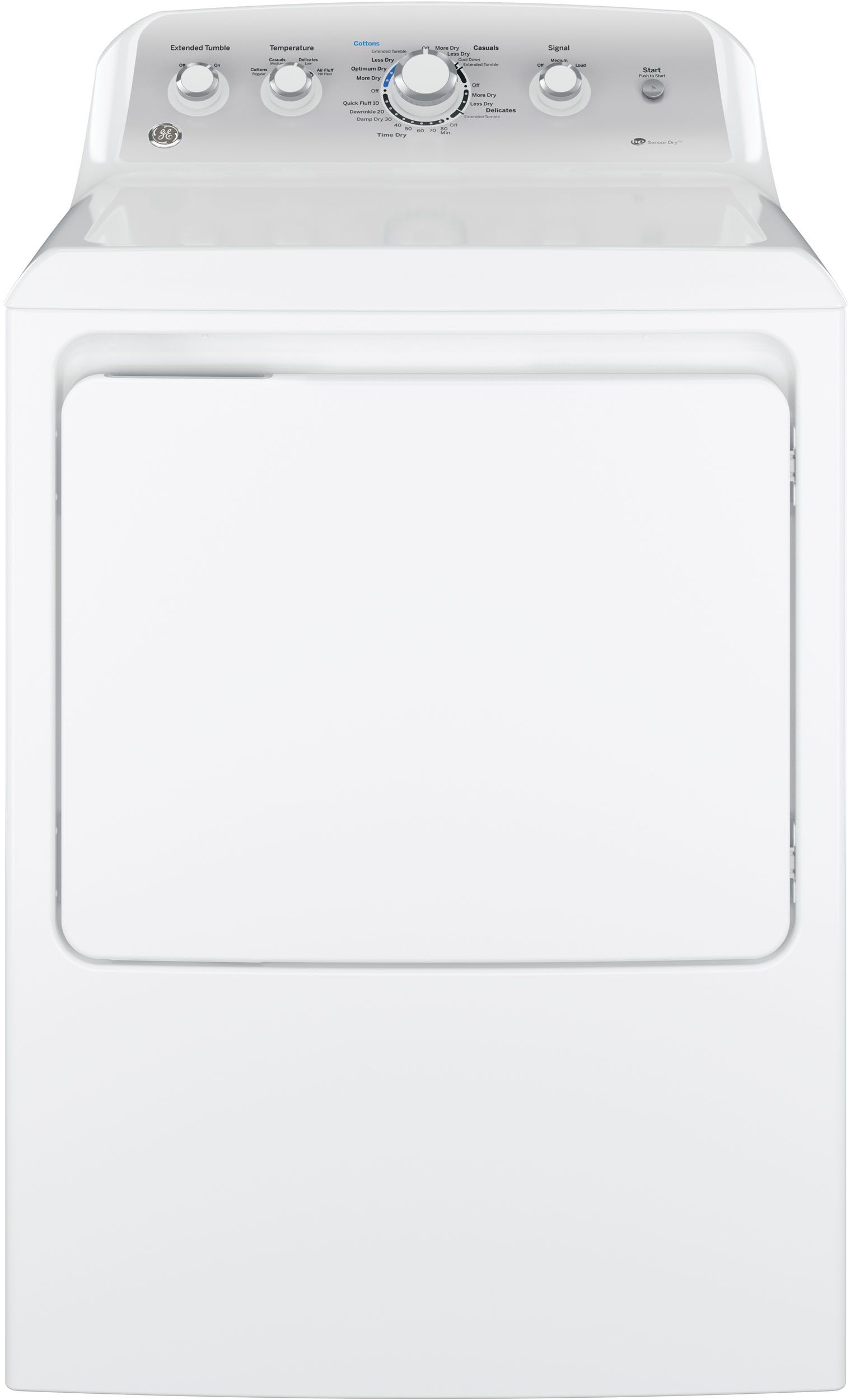 GE® Electric Dryer-White