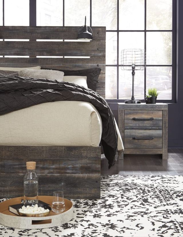 Signature Design by Ashley® Drystan Brown Queen Panel Bed 26