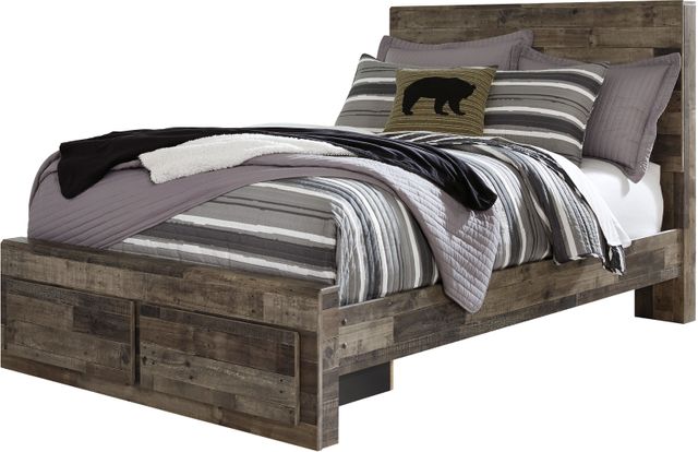 Tête de lit à panneaux double double Derekson, brun, Benchcraft® 13