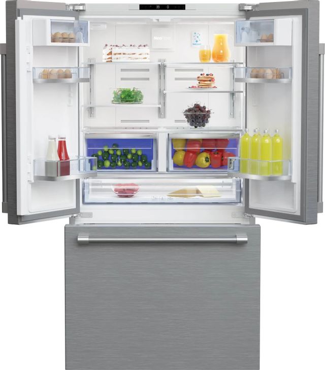 Beko 4-piece French Door Refrigerator and Slide In Range Kitchen Package (G)-3