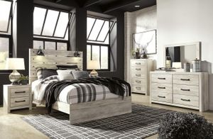 Signature Design by Ashley® Cambeck 4-Piece Whitewash Queen Bedroom Set