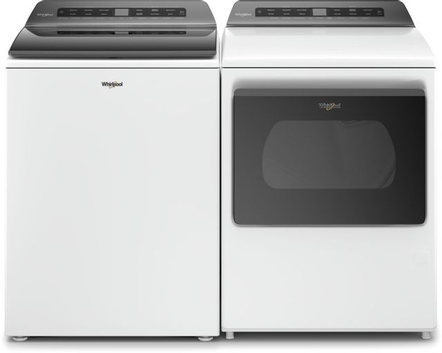 Whirlpool® White Top Load Washer Laundry Pair 0