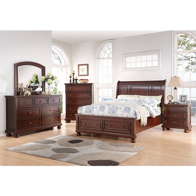 Avalon Sophia King Storage Bed, Dresser, Mirror & Nightstand-0