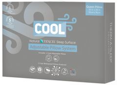 Protect-A-Bed® Therm-A-Sleep® White Cool Adjustable Queen Pillow System