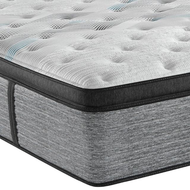 Beautyrest® Harmony Lux™ Carbon Series Pocketed Coil Plush Pillow Top Twin Mattress 1