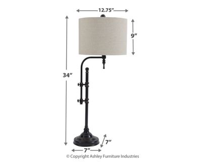 Signature Design by Ashley® Anemoon Black Table Lamp 2