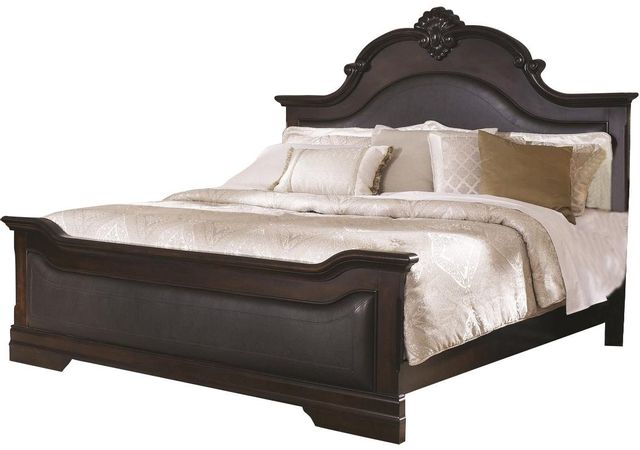 Louis Philippe Cappuccino Queen Sleigh Bed from Coaster (202411Q)
