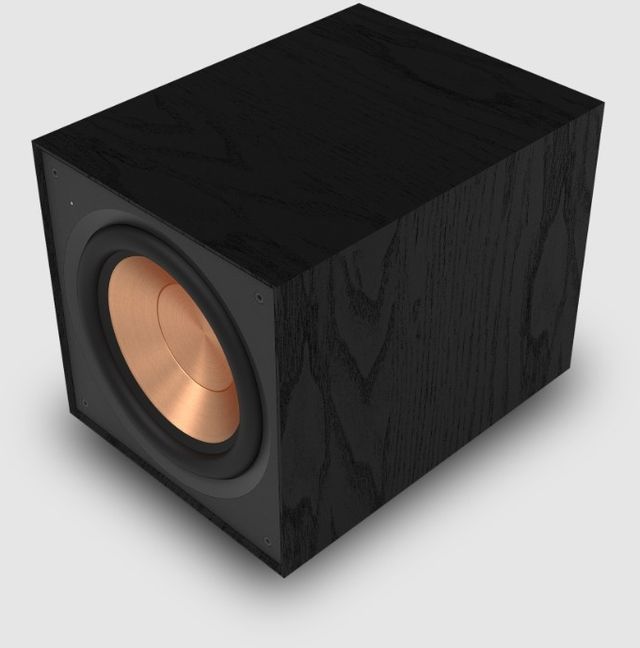 Klipsch® Reference 10" Black Textured Wood Grain Vinyl Subwoofer 0