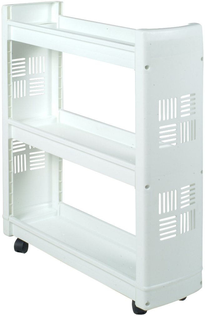 Amana® White Laundry Supply Storage Cart