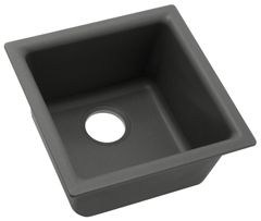 Elkay® Quartz Classic Dusk Gray Single Bowl Dual Mount Bar Sink