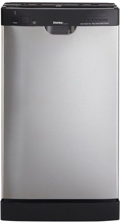 Danby 18" Built In Dishwasher-Black and Stainless Steel