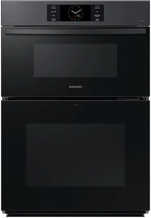 Samsung Bespoke 30" Matte Black Oven/Microwave Combination Electric Wall Oven