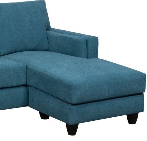 Canapé avec chaise longue turquoise Lamia de Belisle 1