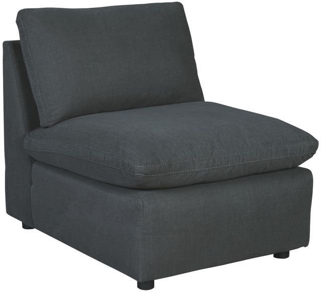 Signature Design by Ashley® Savesto Charcoal Armless Chair 0