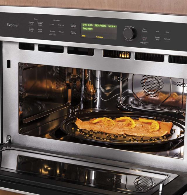 GE Profile™ 30" Stainless Steel Electric Built In Single Oven-1