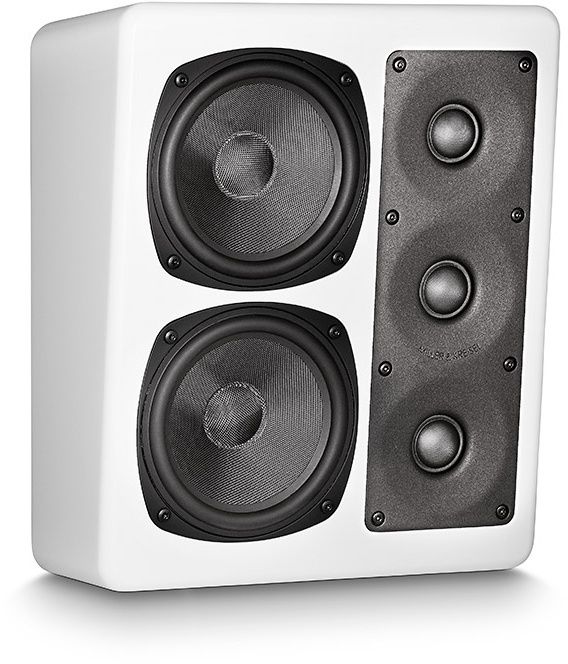M&K Sound® 150 Series 5.25" White Satin On-Wall Speaker 2
