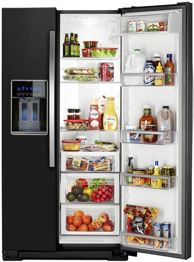 Whirlpool® 20.0 Cu. Ft. Side-By-Side Refrigerator-Black Ice 6