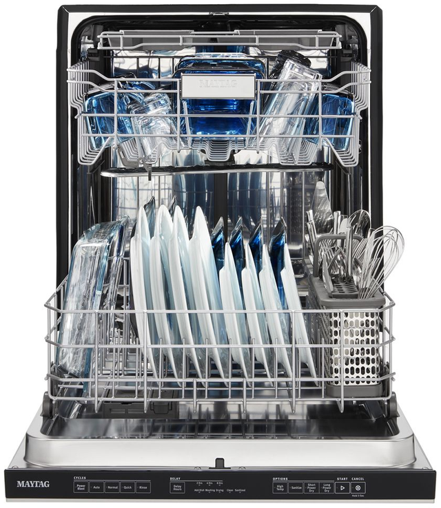 Maytag® 24" Black Built In Dishwasher 3