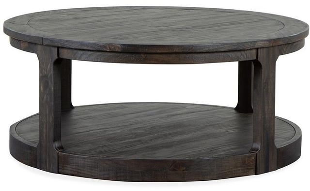 Magnussen Home® Boswell Peppercorn Cocktail Table w/Casters 1