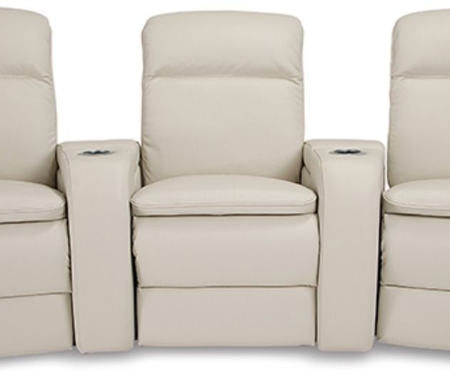 Palliser® Furniture Vertex 3-Piece Off-White Theater Seating 1