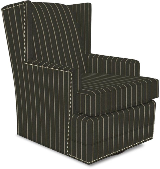 England Furniture Shipley Swivel Chair with Nailhead Trim-1