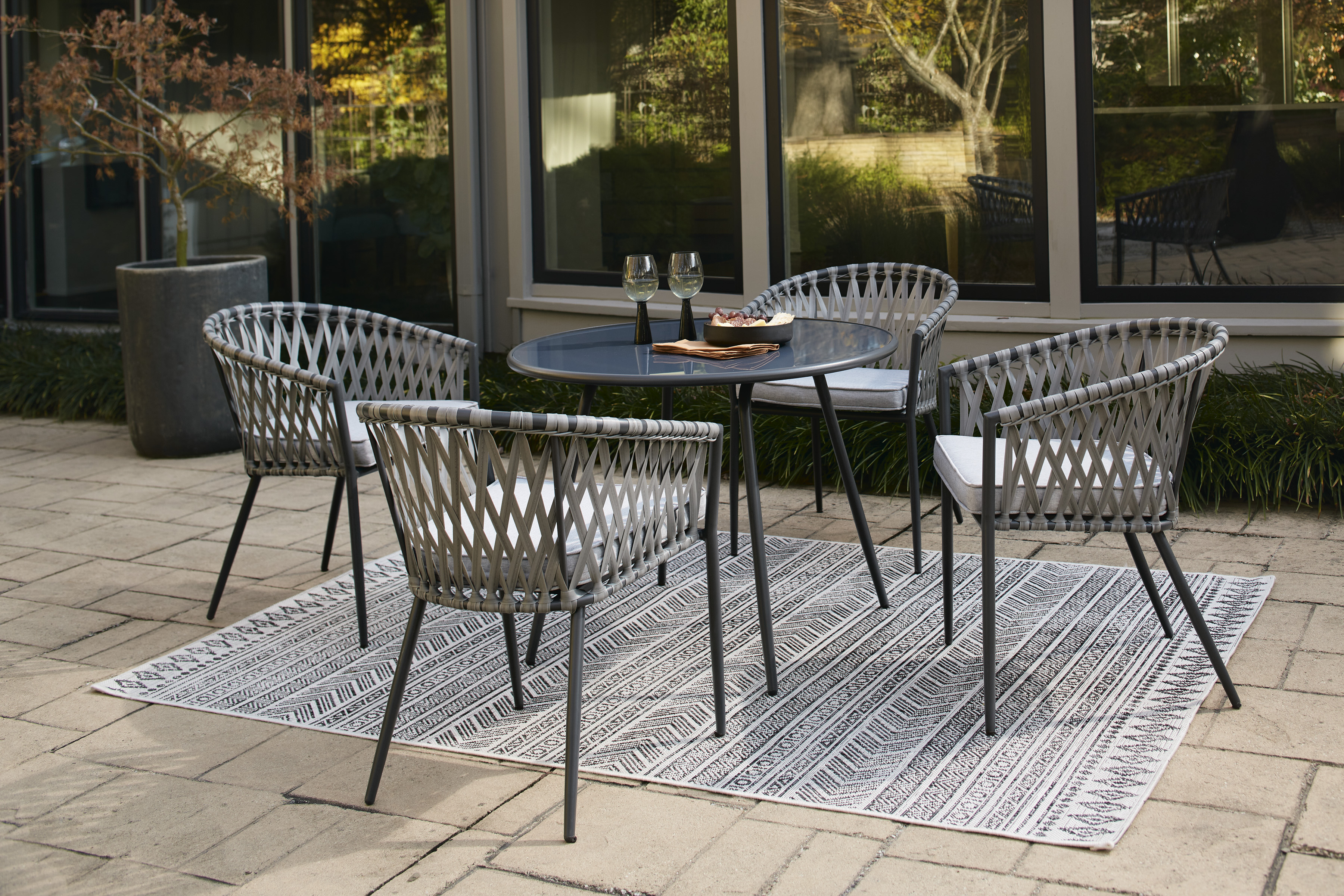 wire patio set