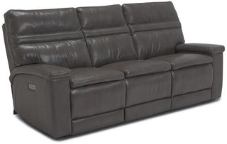 Palliser® Furniture Leo Gray Powered Sofa Recliner with Power Headrest
