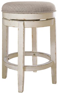Signature Design by Ashley® Realyn Chipped White Counter Stool