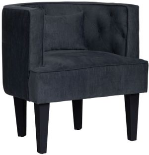 Crestview Collection Elin Segovia Charcoal Arm Chair