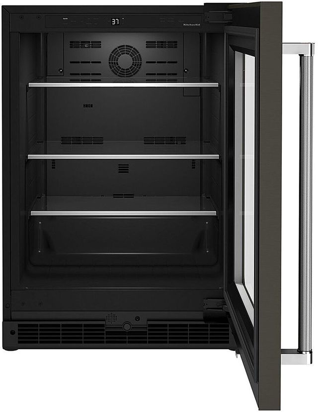 Réfrigérateur sous le comptoir de 24 po KitchenAid® de 5,2 pi³ - Acier inoxydable noir 1