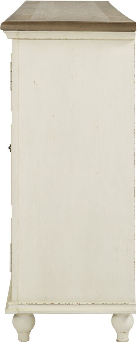Signature Design by Ashley® Roranville Antique White Accent Cabinet 4