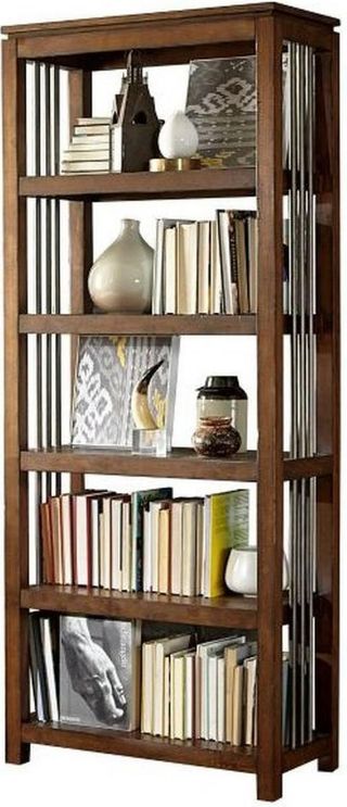Hammary Hidden Treasures Brown Bookcase