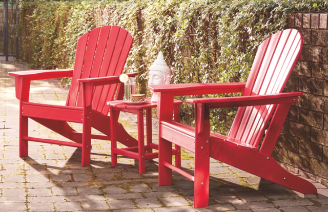 Signature Design by Ashley® Sundown Treasure Red Adirondack Chair 4