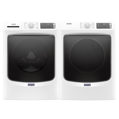 Maytag® White Front Load Laundry Pair-MALAUMED6630HW