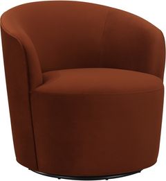 Coaster® Joyce Burnt Orange Swivel Chair