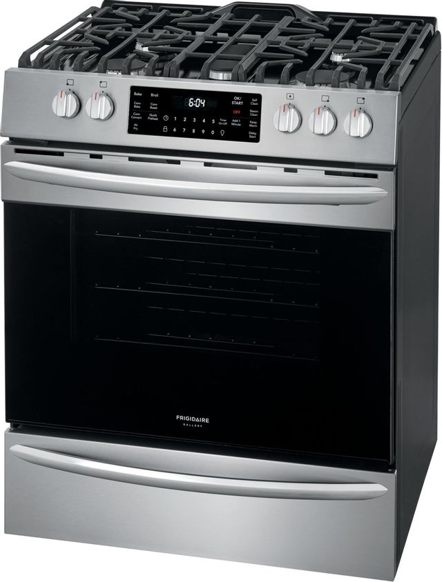 Frigidaire Gallery® 30" Stainless Steel Freestanding Gas Range with Air Fry 35