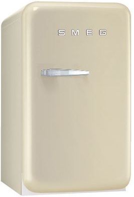 Smeg 50's Retro Style Aesthetic 1.5 Cu. Ft. Cream Compact Refrigerator
