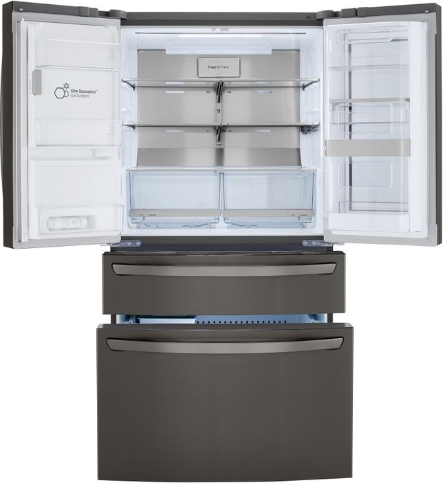LG 22.5 Cu. Ft. PrintProof™ Stainless Steel Counter Depth French Door Refrigerator 5