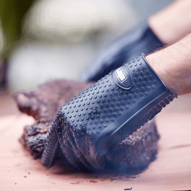 Weber® Black Silicone Grilling Gloves-1