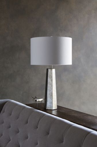 Surya Perry Silver Table Lamp 5