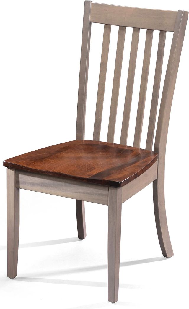 Archbold Furniture Customizable Amish Crafted Alex White Side Chair-1